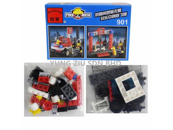 (1PCS)901#EQUIPMENT MAINTENANCE VEHICLE BLOCKS(ENLIGHTEN)(62PCS)